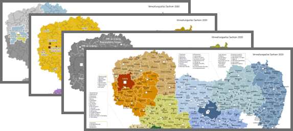 Vorschaubild Thematische Karten Verwaltungsatlas