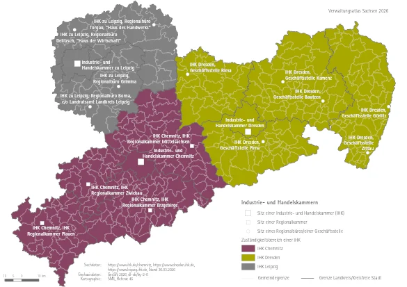 Vorschaubild Karte Industrie- und Handelskammer