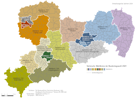 Vorschaubild Karte Bundestagswahl 2021