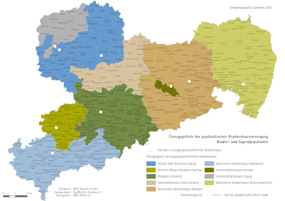 Vorschaubild Karte Krankenhausversorgung Kinder- & Jugendpsychiatrie