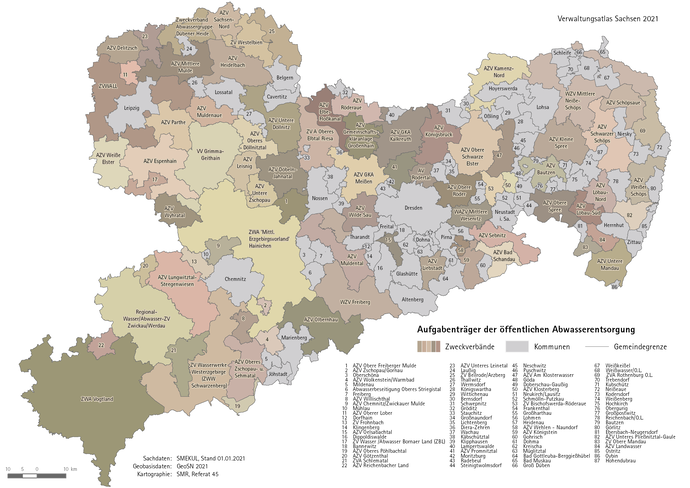 Vorschaubild Karte Abwasserentsorgung